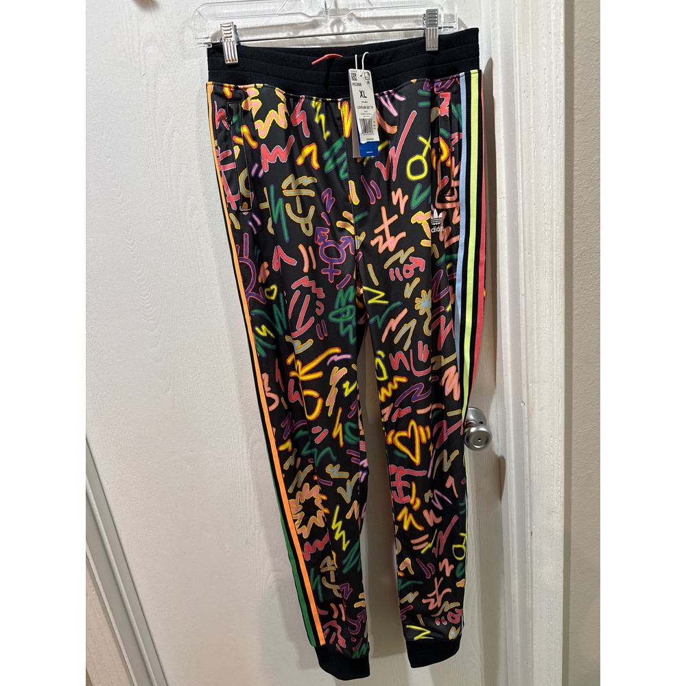 Adidas Originals Loveuni SST Track Pants Kris Andrew Small Pride Black XL HG3896